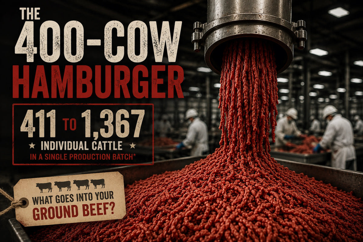 The 400-Cow Hamburger: How Many Cattle Are Really in Ground Beef?