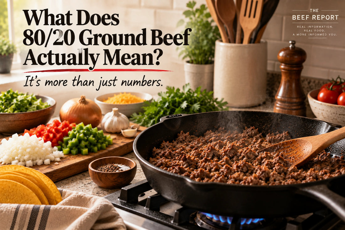 What Does 80/20 Ground Beef Actually Mean?