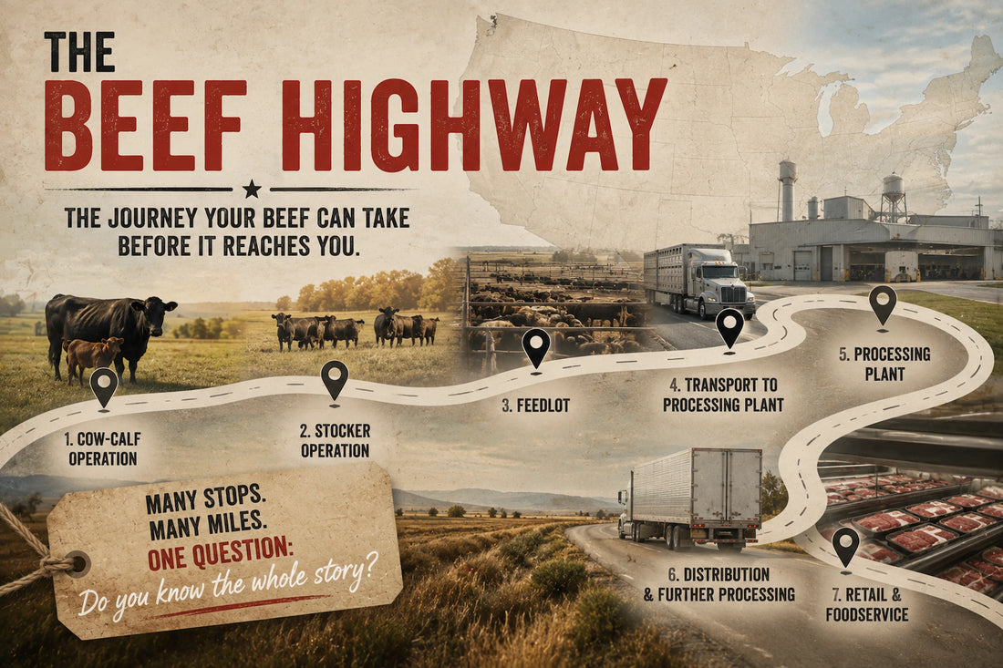 The Beef Highway: How Far Does Your Beef Travel Before It Reaches You?