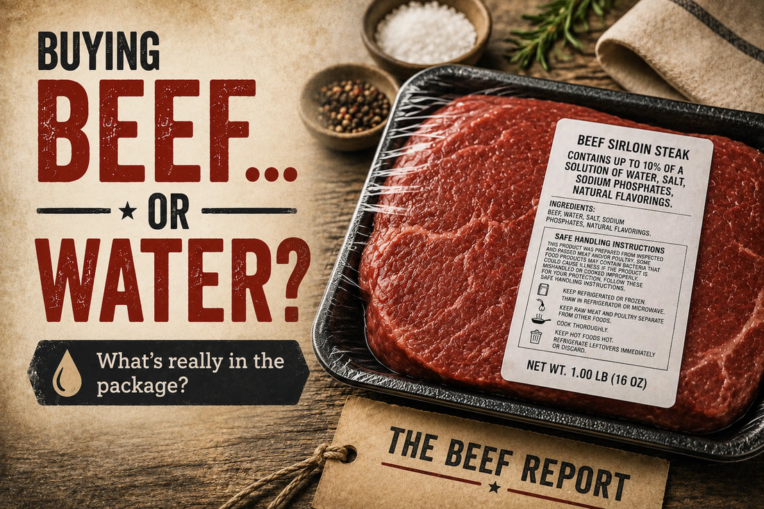 Buying Beef... or Water?