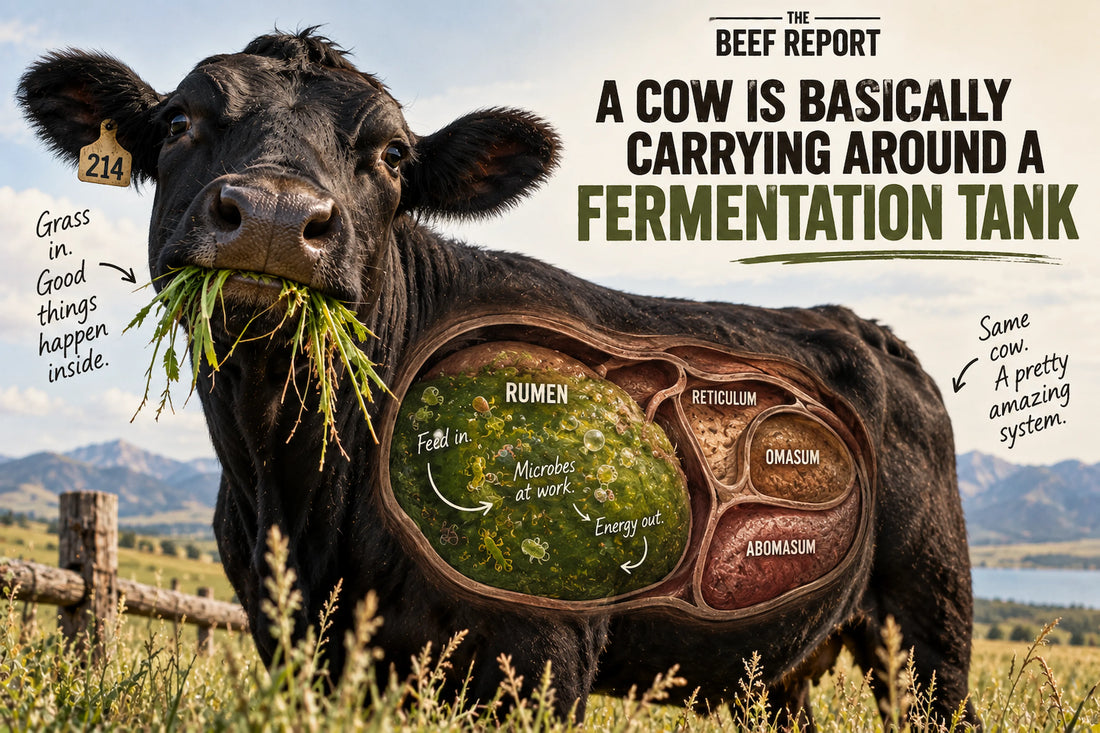 A Cow Is Basically Carrying Around a Fermentation Tank