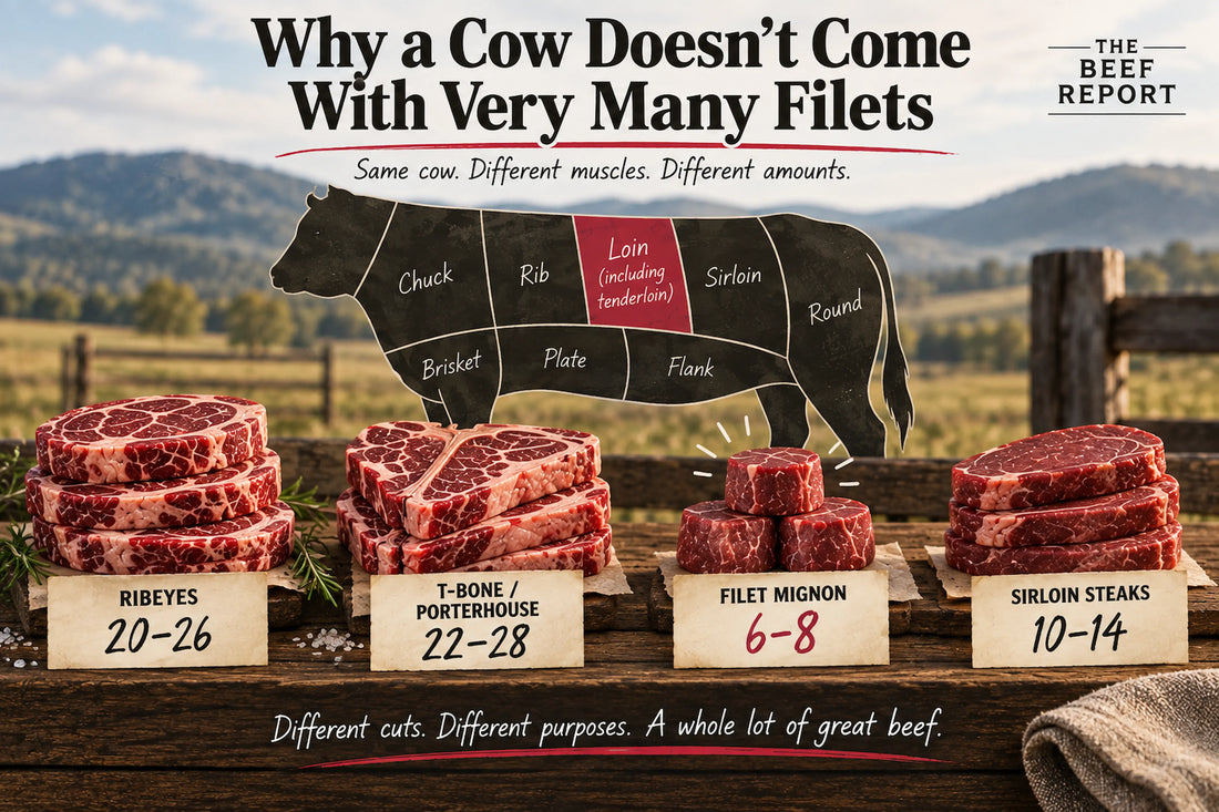 Why a Cow Doesn't Come With Very Many Filets