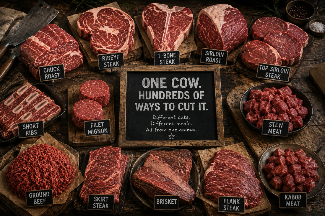 One Cow. Hundreds of Ways to Cut It.