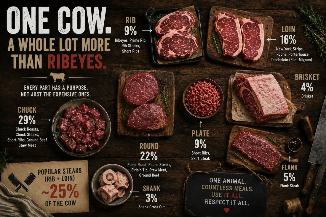 One Cow. A Whole Lot More Than Ribeyes.