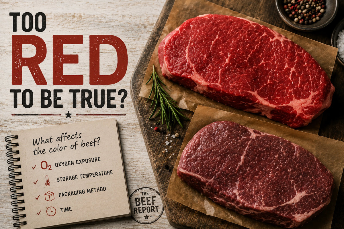 Too Red to Be True: What Beef Color Really Tells You